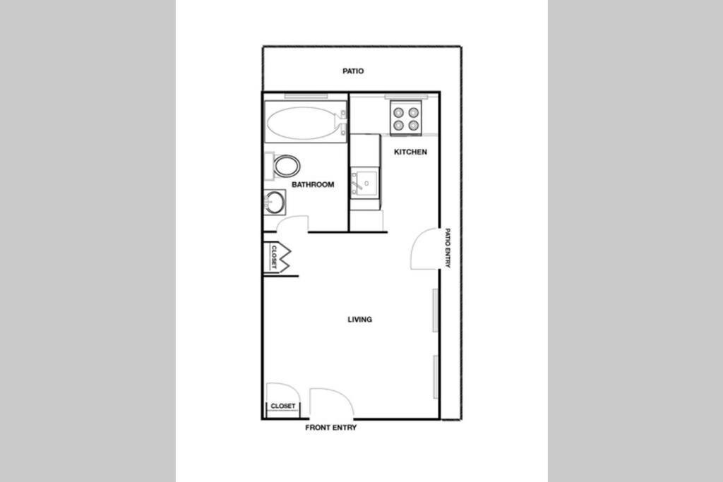 Rittenhouse Studio Apartment With Patio By Act Philadelphia Luaran gambar